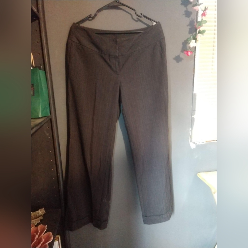 MixIt Red Striped Black Pants